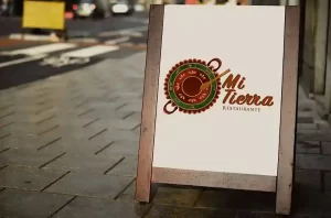 Diseño de logo Restaurant mi Tierra